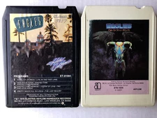 EAGLES 8 TRACK TAPE LOT - HOTEL CALIFORNIA-ONE OF THESE NIGHTS NEWER PADS SPLICE