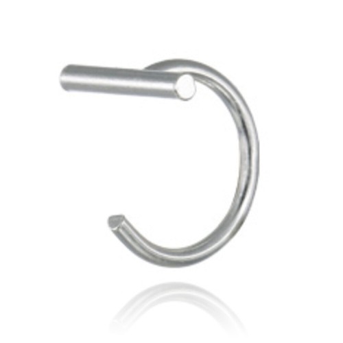 925 Sterling Solid Silver Crystal Ear Nose Stud Open Ring Hoop Earring Piercing - Picture 29 of 42