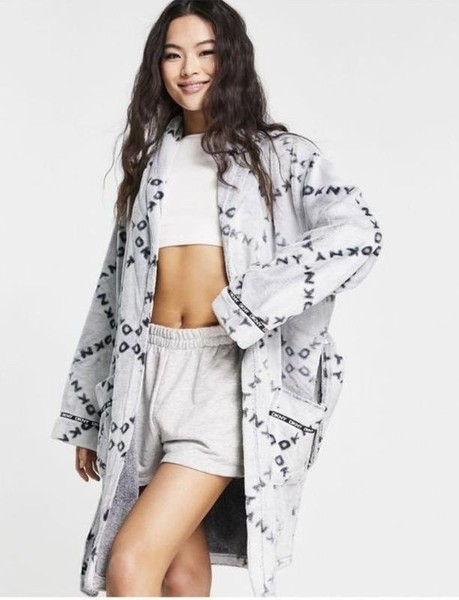 Women DKNY Robe Grey