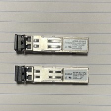 Lot of 2 Avago AFBR-5710PZ 1000BASE-SX 850nm SFP Fiber Optic Transceiver Modules