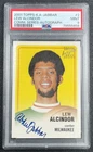 LEW ALCINDOR PSA 9 2001 TOPPS KAREEM ABDUL JABBAR COMMEMORATIVE SERIES AUTO 5658