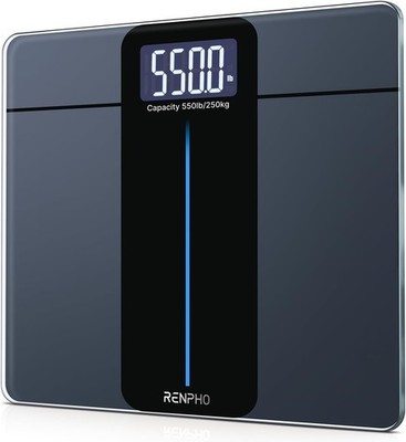 RENPHO Core 1L Personenwaage Digital/Personenwaage bis 250 kg 33 x 30 cm