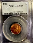 1953 LINCOLN 1C MS63 RD