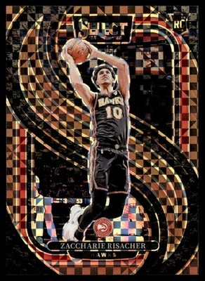 2024-25 Panini Select Copper Checkerboard Zaccharie Risacher RC 36/49 #180