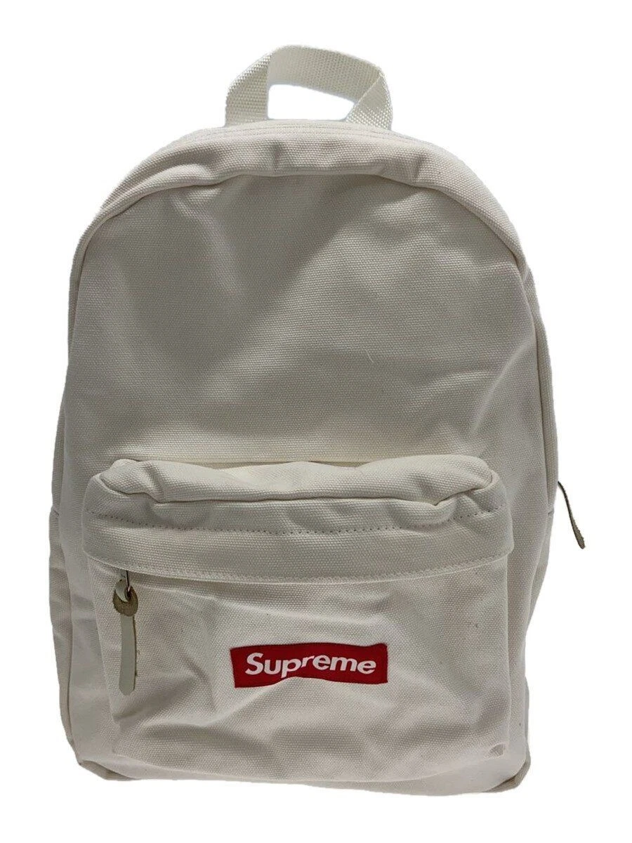 Sac à dos Supreme toile blanche occasion