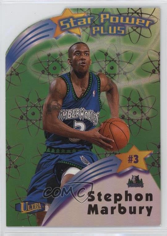1997-98 Fleer Ultra Star Power Die-Cut Plus Stephon Marbury #5SPP 1g3m