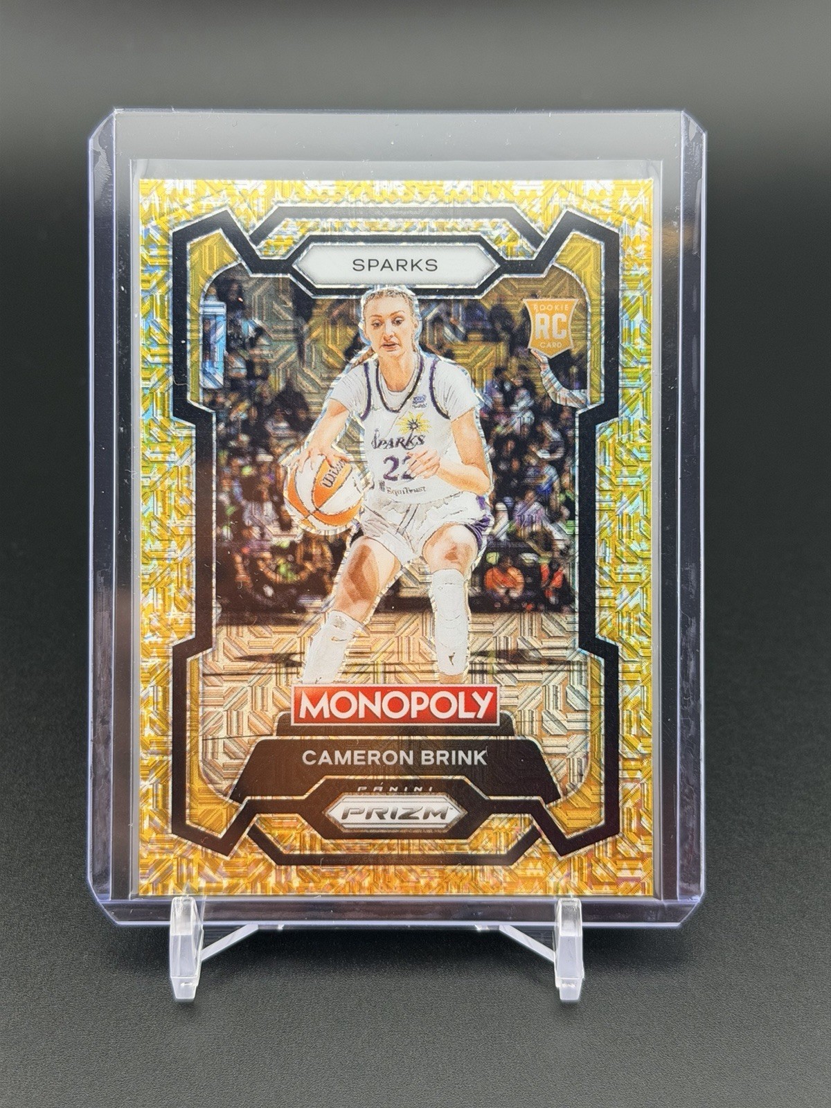 2024 Panini Prizm Monopoly WNBA - Cameron Brink #39 Millionaire Gold /500 (RC)