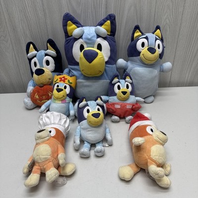 Bluey Friends  Stuffed Plush Lot of 8 Size's 7''-16''