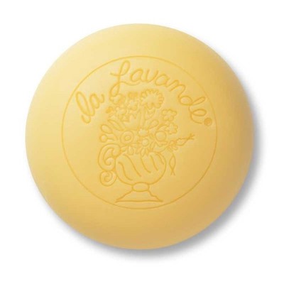 French Hand & Face Soap- Lemongrass Round by La Lavande-100g Imported