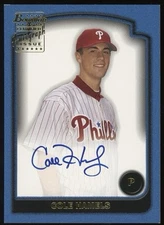 2003 Bowman Signs of the Future Cole Hamels #SOF-CH Auto