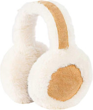 Winter Ear Muffs Women Adjustable Fuzzy Earmuffs Faux Fur Ear Warmers Foldable E