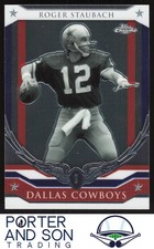Roger Staubach Honor Roll 2008 Topps Chrome #HR-RS Dallas Cowboys Football Card