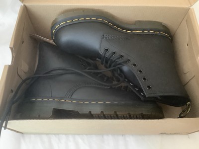 Dr. Martens 1460 Pascal Leather Boot Black Mens Size‎ 6 Dr. Martens 1460 Pascal Black Leather Boots Men main image 4