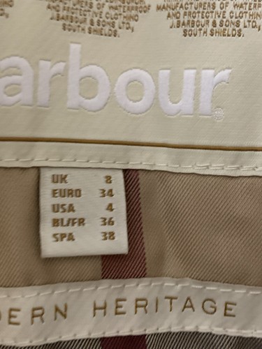 Barbour Fortmartine Faux Fur Quilted Modern Heritage JACKET US 4 MSRP $350 - Picture 13 of 17