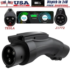 Tesla to J1772 Charging Adapter for EVs Electric Vehicles 60A & 250V Maximum