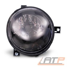 SCHEINWERFER HAUPTSCHEINWERFER FRONTSCHEINWERFER H4 SCHWARZ RE FÜR VW LUPO 6X 6E