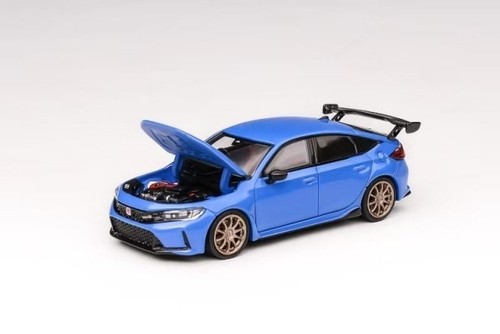 MOTORHELIX M65321 1/64 Honda Civic Type R FL5 Racing Blue Pearl Model Car - Picture 2 of 6