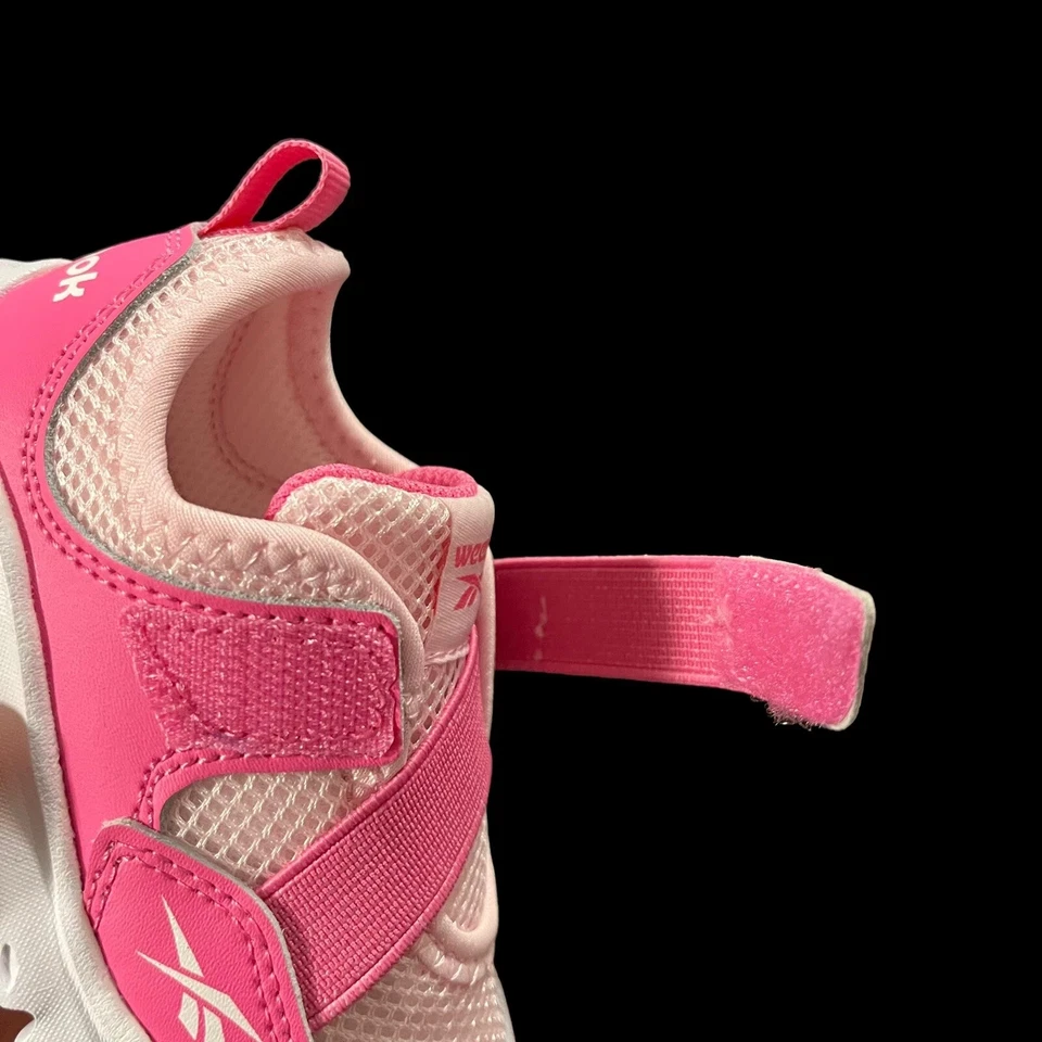 Zapatillas sin cordones Reebok Infantil Niñas Talla 5 Rosa Ligeras Cómodas Zapatos Foto 4 de 4