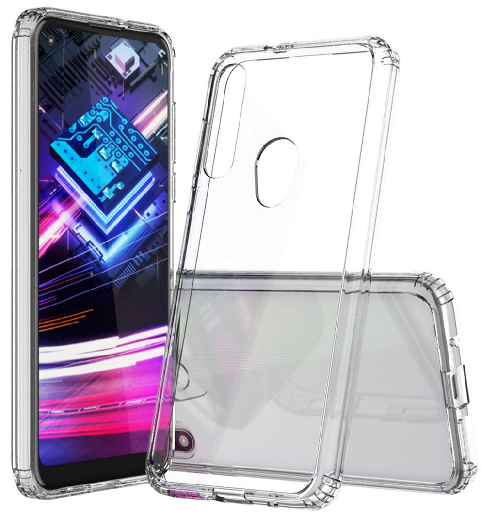 AquaFlex Transparent Anti-Shock Clear Case Slim Cover for Motorola Moto G Fast
