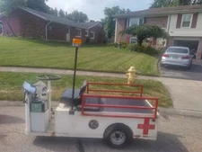 taylor dunn First Aid electric cart Need Battery Read Description 