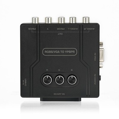 RGBS VGA zu YPBPR Komponentenkonverter SCART zu YPBPR Konverter für  64 PS12393