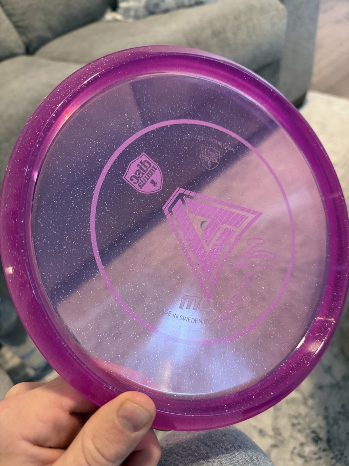 Discmania Metal Flake C-Line MD3 Flat & RARE Avery Jenkins Stamp Heavy Sparkle