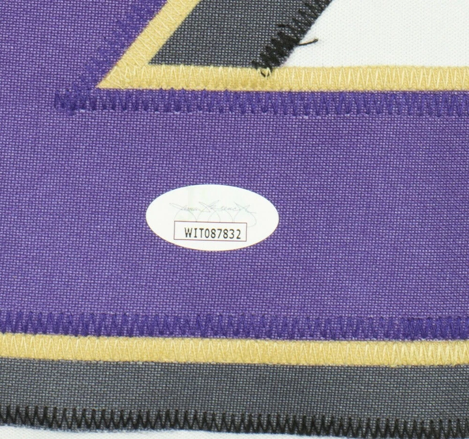 Ray Lewis Signed Custom White Pro Style Football Jersey JSA ITP - Image 3 of 4