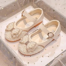 Children Princess Shoes Glitter Party Wedding Shoes for Girls Fashion Rhinestone