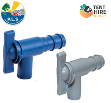 PLS Drainage Tap - Waste Water Grey - Fresh Water Blue