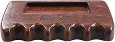 Weighted wooden 5-Cue pool cue stick holder, billiard cue stick holder, chalk ho