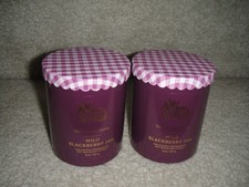 2-BATH BODY WORKS 8 oz SINGLE WICK CANDLES in "WILD BLACKBERRY JAM" NEW SCENT