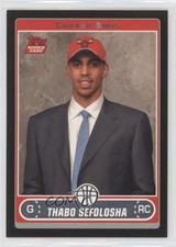 2006-07 Topps Black 16/99 Thabo Sefolosha #257 6f8
