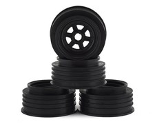 DE Racing Gambler 3/8" Bearing Front Wheels Custom Works/GFRP Black