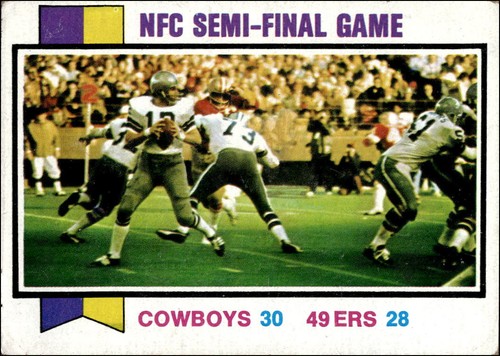 Gioco semifinale 1973 Topps #133 NFC - Foto 1 di 2