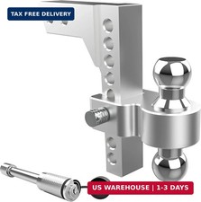 Adjustable Trailer Hitch Fits 2-inch Receiver, 8 Inch Drop/Rise for Truck 12,50