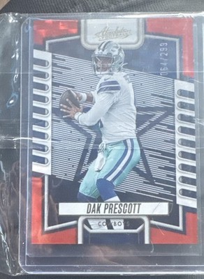 2023 Panini Absolute - Dak Prescott #26 Orange Mosaic /299