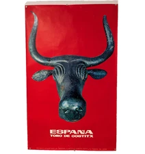 Spain Tourism Poster 1969 - Costitx Bulls - Museum Madrid - Art Exhibition Show