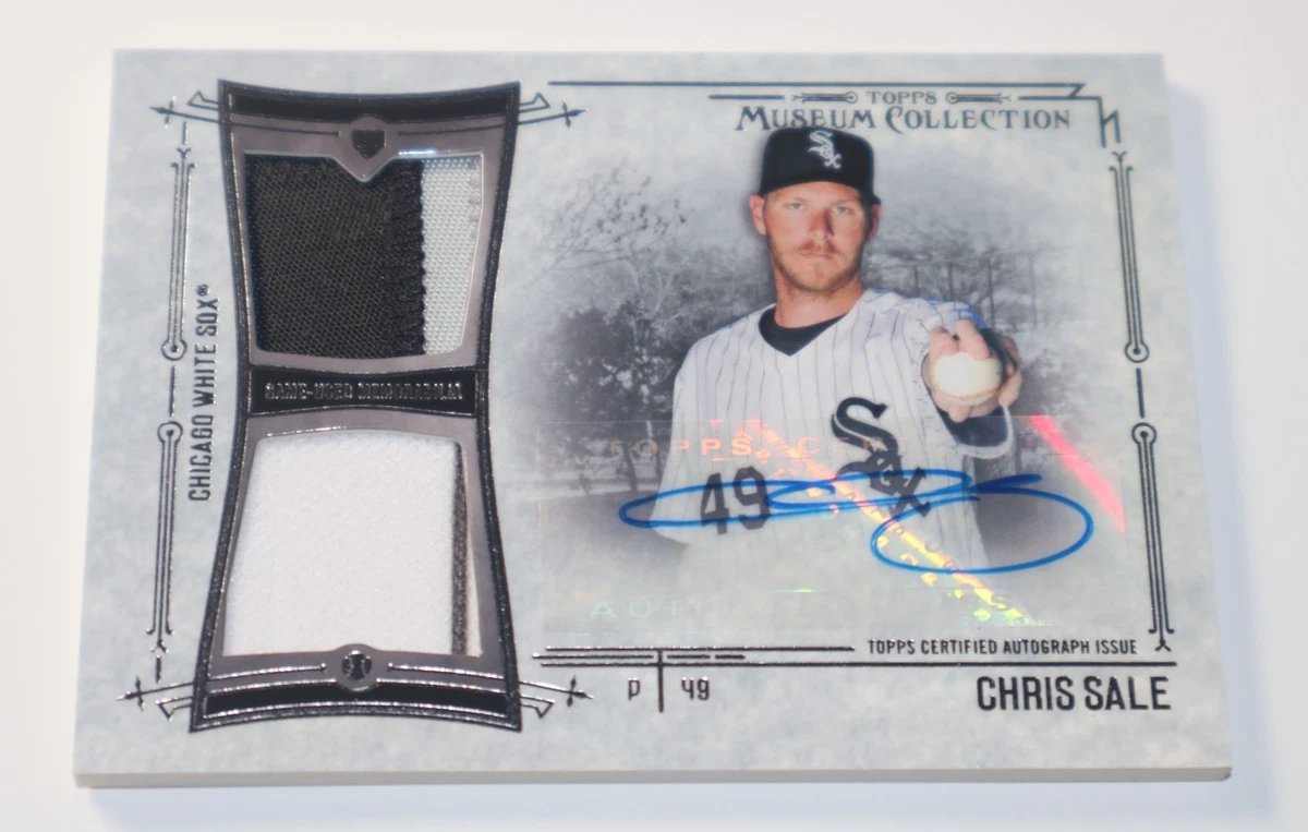 Chris Sale Autographed Baseball Sports Trading Cards & Accessories 