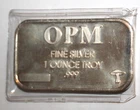 1 Troy Ounce OPM Mushroom Privy Ohio Precious Metals .999 Silver Bar