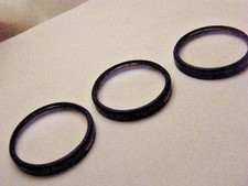 HOYA MAGNIFYING LENS 1X 2X 4X 49MM SCREW ATTACHMENT JAPAN SET OF 3 IN CASE