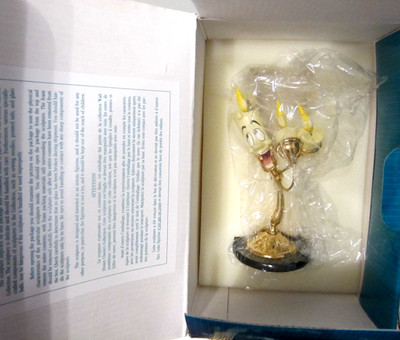 Vintage 1997-2002 WDCC Beauty & the Beast - Lumiere ''Vive L'Amour''  With Box