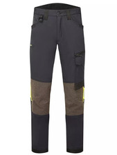 Image of Portwest EV441 EV4 Technical Stretch Work Trousers Cargo Knee Pad Black