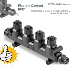 NMEA 2000 N2K 4-Port MultiPort T-Connector for Garmin Lowrance Simrad B&G Navico