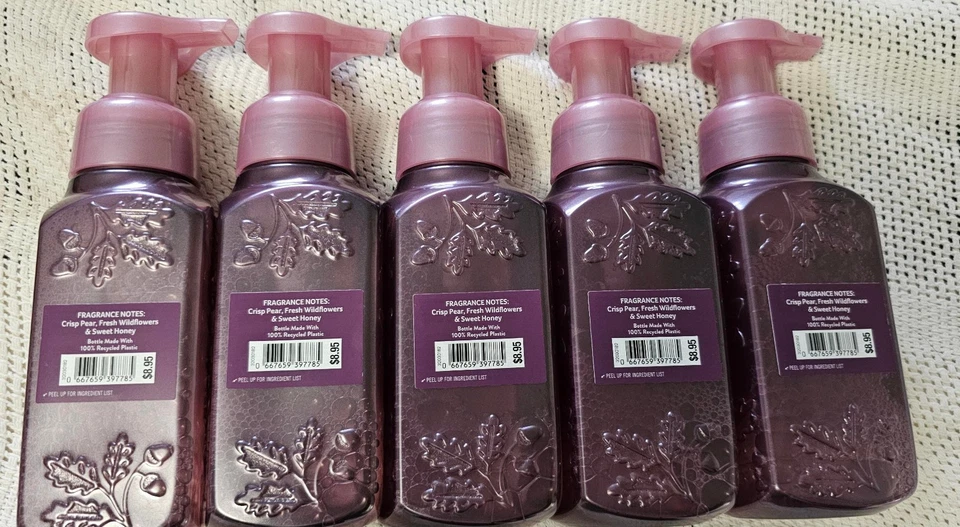 Jabón de manos espumoso de flores silvestres miel Bath & Body Works x5 Foto 2 de 3