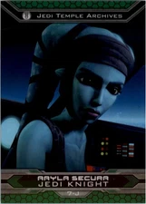 2015 Star Wars Chrome Perspectives Jedi vs. Sith Refractors #7J Aayla Secura