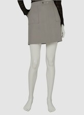 INC International Concepts Women Beige Faux-Suede Pull-on Mini Skirt Size XL