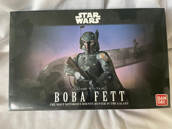 Star Wars Boba Fett Bandai 1/12 – Maqueta Figura Kit Plástico Nuevo Sin Montar /