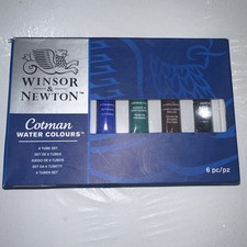 Winsor  Newton Cotman Water Colours Paint Set of 6, 8ml Tubes 746