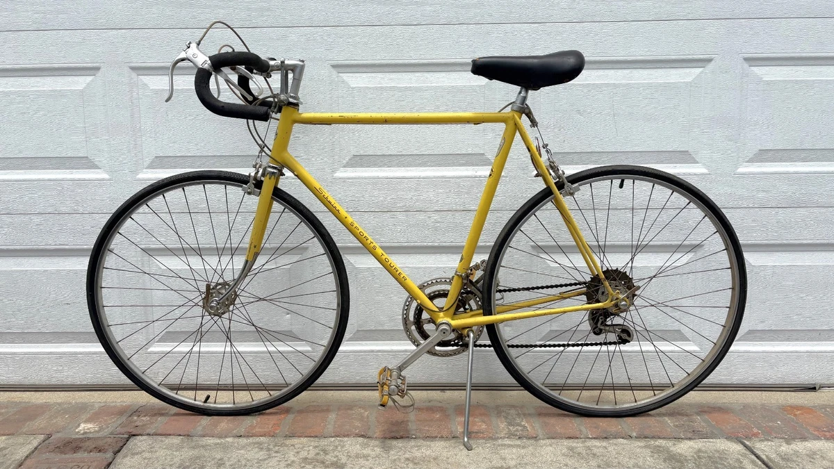 COURTOIS フロントシングル ロードバイク（1980） Yellow 27 in Vintage Bikes Touring Bike for sale | eBay