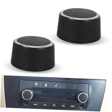 2 PCS Car Rear Audio Volume Control Knob, Non-Slip Car Radio Audio Dial
